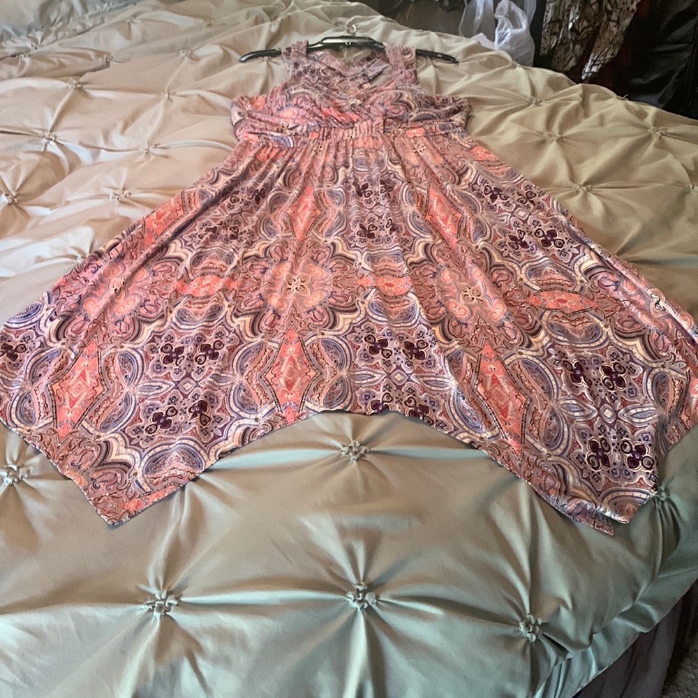 Soma cross back dress with built in bra